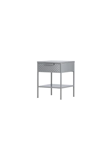 ebuy24 Nachttisch Sacs Hellgrau 40 x 40 cm