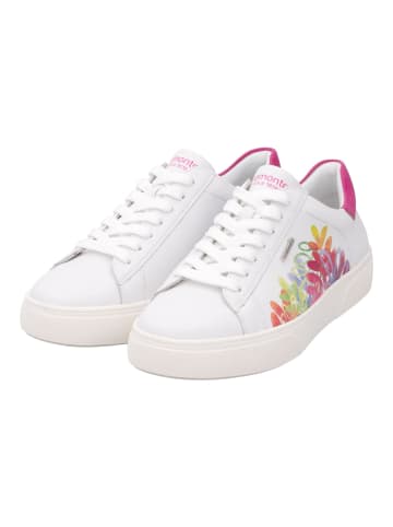 remonte Sneaker in Weiß/Pink