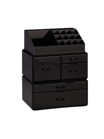 relaxdays Makeup Organizer in Schwarz