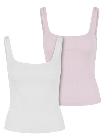 Urban Classics Tanks & Cami in white+blushedrose