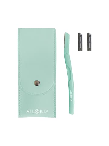 Ailoria GLOW TOUCH Dermaplaning-Set in grün