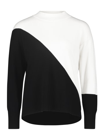 Betty Barclay Feinstrickpullover mit Color Blocking in Patch Black/Cream