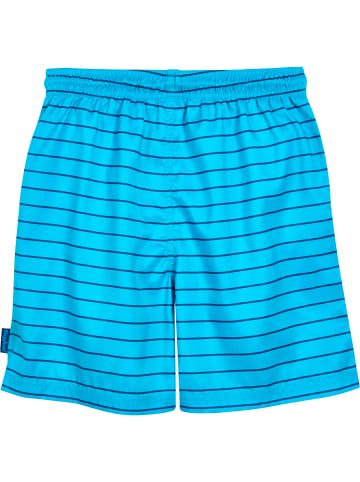 Playshoes Beach-Short Ringel in Aquablau