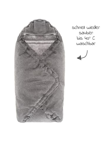 Zamboo Einschlagdecke Deluxe für Babyschale (Maxi-Cosi, in grau