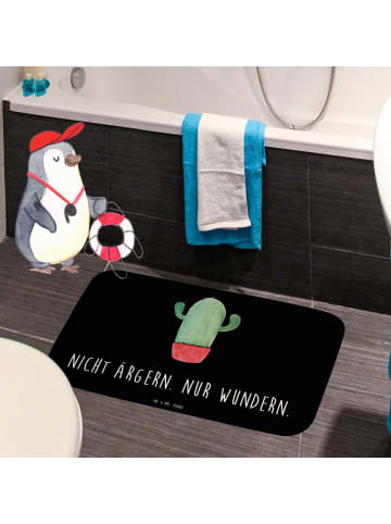 Mr. & Mrs. Panda Duschvorleger Kaktus Wut mit Spruch in Schwarz
