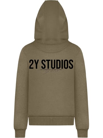 2Y Studios 2Y Studios Kapuzenpullover in olive