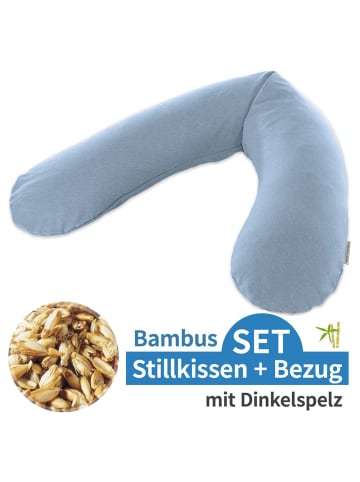 Theraline Stillkissen Das Original mit Dinkelspelz-Füllung in blau