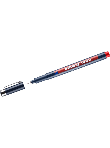 edding Faserzeichner edding 1800 profipen 0.1 ca. 0,25mm rot