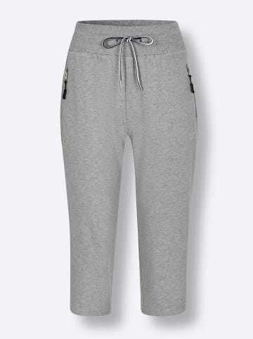 WITT WEIDEN Freizeithose in grau-meliert