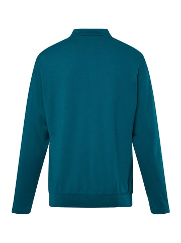 Men Plus Poloshirt in rauchblau