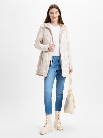 Lebek Jacke in beige weiß - 0001