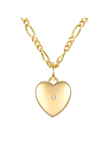 Lulu & Jane Diamant-Kette Sterling Silber Diamant in gelbgold