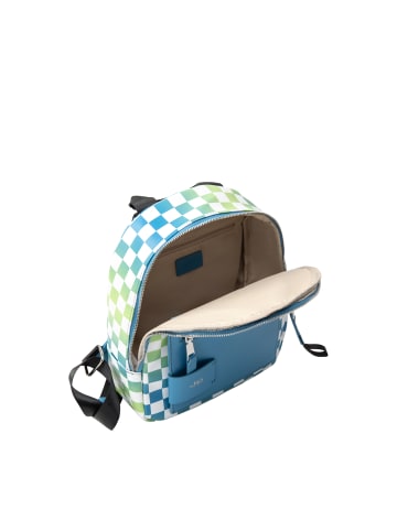myMo Damen Rucksack in Blau Mehrfarbig