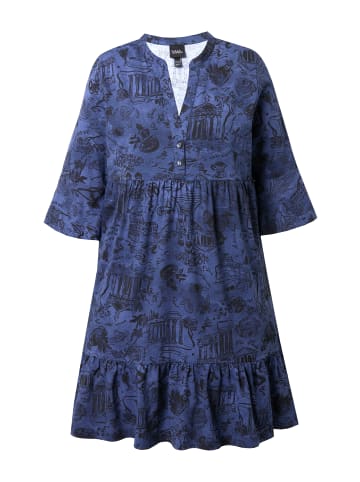 Ulla Popken Jerseykleid in atlantikblau