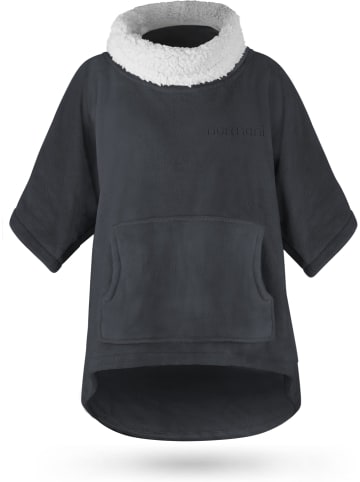 normani Weicher Oversize Kuschelpullover in Dunkelgrau