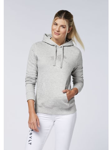 Polo Sylt Kapuzensweatshirt in Grau