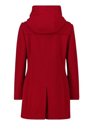 Gil Bret Dufflecoat mit Kapuze in Dunkelrot