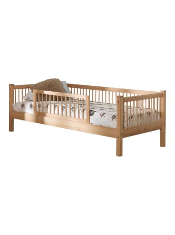 58 aufm Kessel TAGESBETT Kelci 90x200 mit Rausfallschutz Umrandung Buche massiv natur