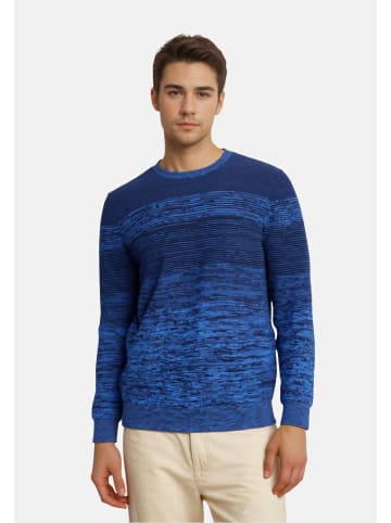 hajo Pullover 'Jacquard' in blau