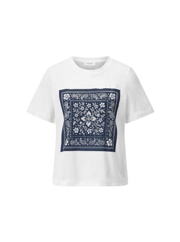 Rich & Royal Shirt in weiß marine