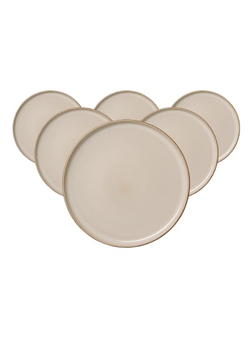 Ritzenhoff & Breker 6er Set Dessertteller Olivia in ø 21 cm in beige