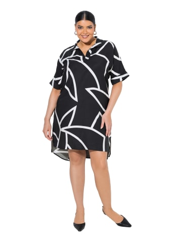 Ulla Popken Kleid in schwarz