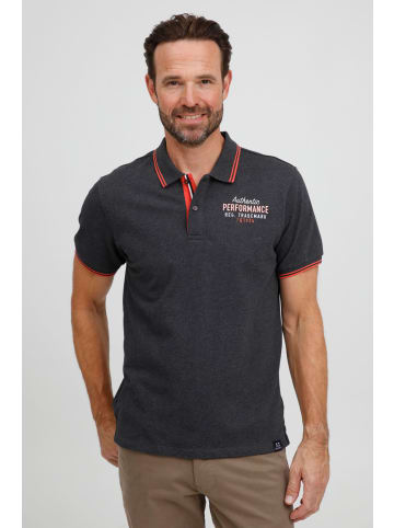 FQ1924 Poloshirt FQWiar 21900096-ME Modisches Poloshirt mit Print in Grau