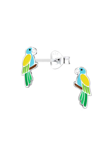 Alexander York Ohrstecker PAPAGEI in 925 Sterling Silber, 2-tlg. in yellow