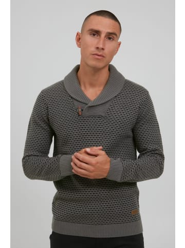 INDICODE Strickpullover IDCopent 35451MM Strickpulli aus Grobstrick in Grau