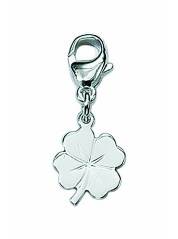 Adeliás 925 Silber Charms Anhänger Kleeblatt in silber