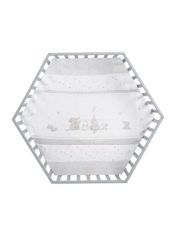 roba Laufgitter Sternenzauber 6-eckig verstellbar inkl. Schutzeinlage & Bremsrollen