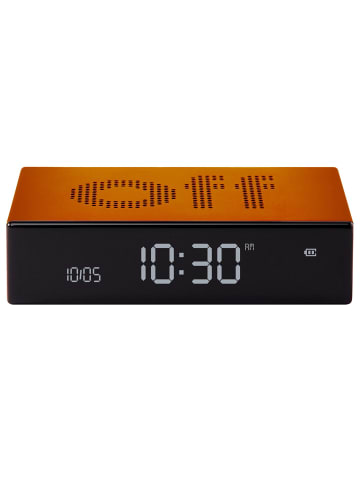 Lexon Digitalwecker Flip Premium Orange