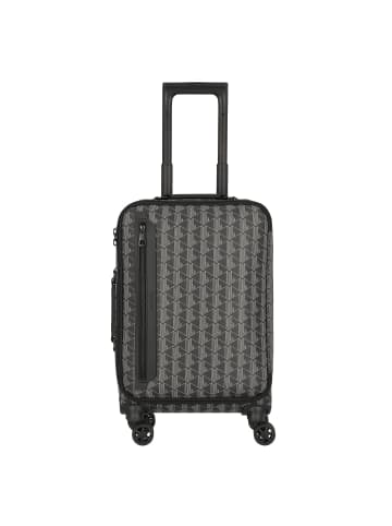 Lacoste The Blend 4 Rollen Trolley 49 cm in monogram noir gris