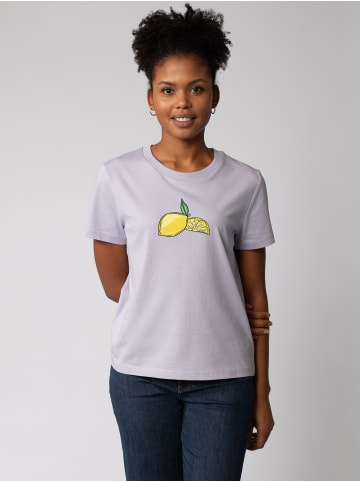 wat? Apparel T-Shirt Lemon in Lavender