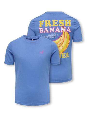 KIDS ONLY Rundhals Printshirt Kogbolette in ultramarine
