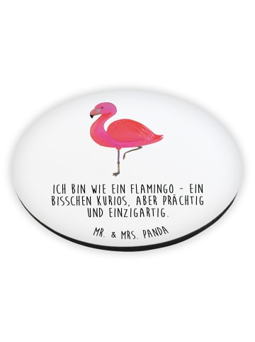 Mr. & Mrs. Panda magnet Flamingo Classic mit Spruch in Weiß
