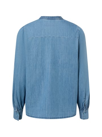 More & More Jeansbluse in light stone