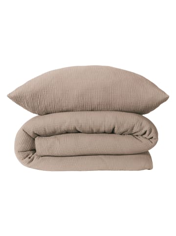 Schiesser Musselin-Bettwäscheset Molly in Taupe