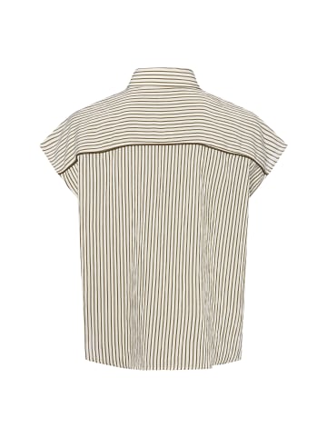 OPUS Bluse Famella in ecru oliv - 0001