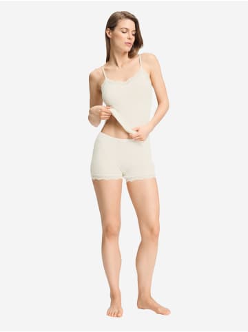 Hanro Panty Woolen Lace in misty white