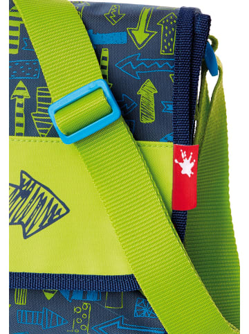 Sigikid Kinder-Tasche Umhängetasche Arrows in Blau/Grün