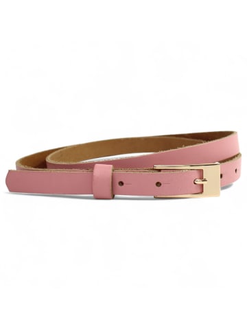 FRONHOFER Ledergürtel in Old-Rose
