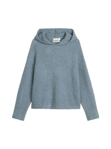 Marc O'Polo Bouclé-Hoodie loose in slate blue