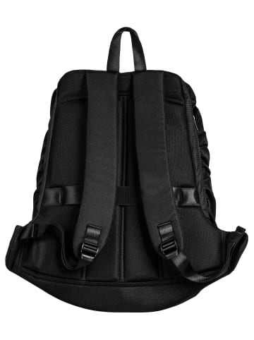 Bugatti Rucksack LETTER'S Kunstfaser in schwarz