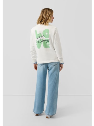 s.Oliver Sweatshirt in 02D0_creme