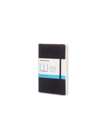 Moleskine Notizbuch mit weichem Einband, 70g-Papier, Punktraster "Classic" in Schwarz