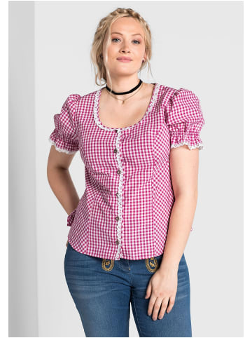 sheego Trachtenbluse in pink