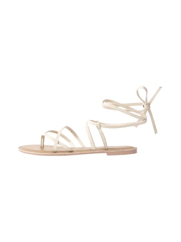 DreiMaster Damen Sandalen in Cremefarben