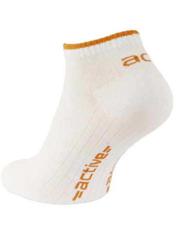 Vincent Creation® Sneaker Socken "active" 8 Paar in weiß