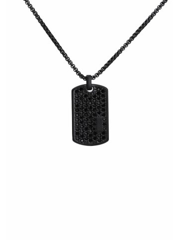 GT COLLECTION Kette mit Anhänger Zircon in schwarz
